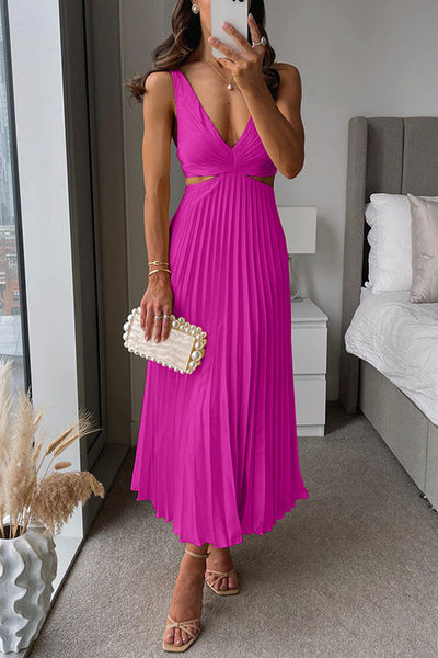 Zoe – dreamy drape maxi dress