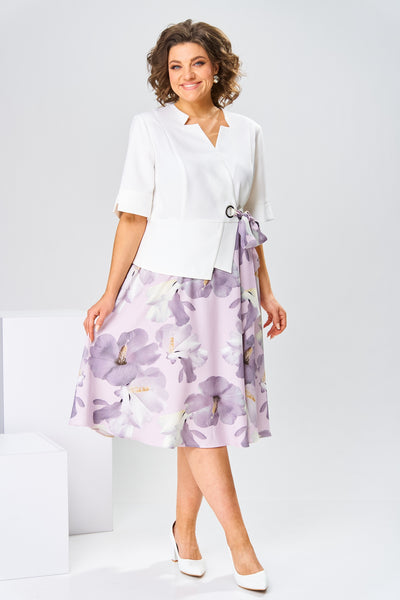 Aurelia – cotton & silk dress
