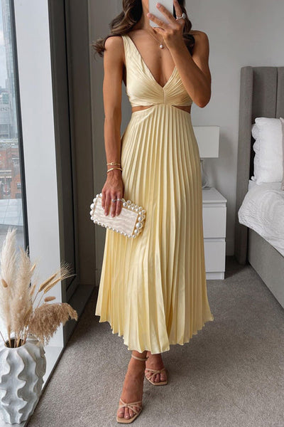 Zoe – dreamy drape maxi dress