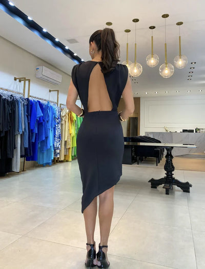 Aurelia – gracefully refined asymmetry dress