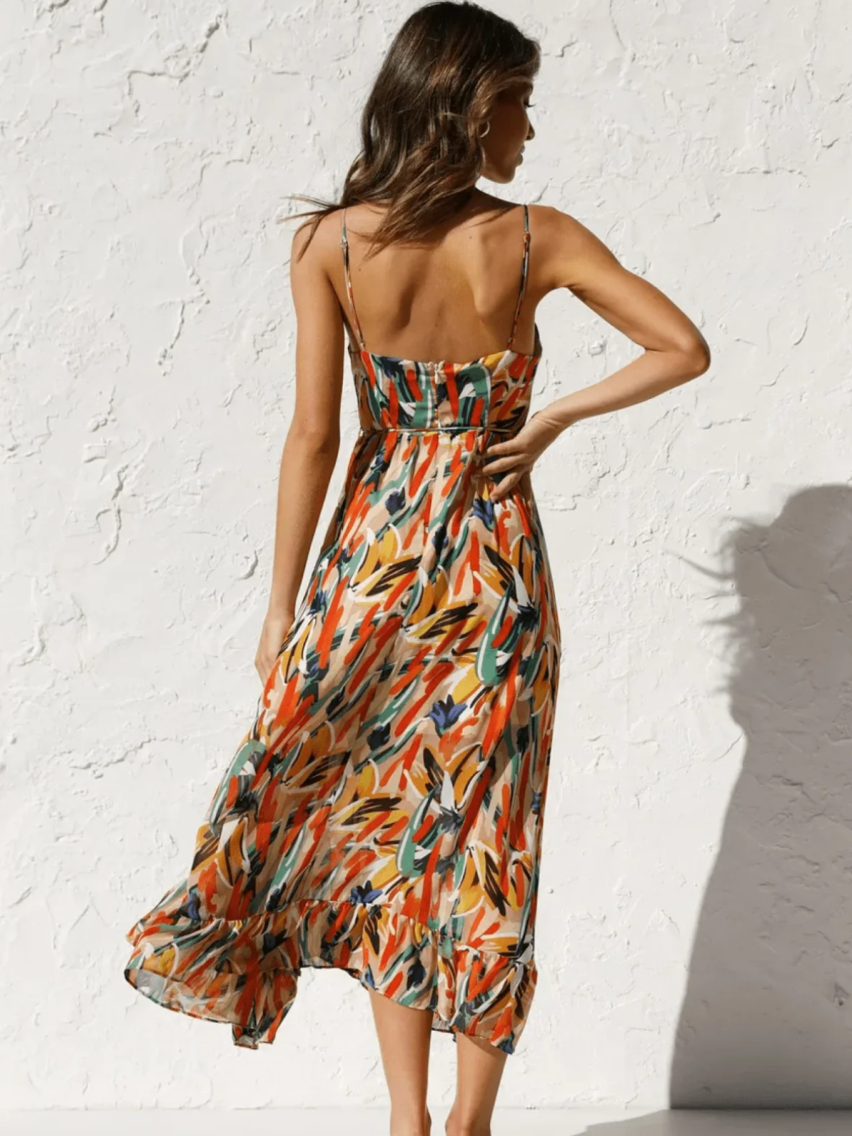 CHIARA - COLORFUL MIDI DRESS