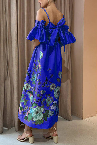 ARIELLE - ELEGANT DRESS WITH UNIQUE SLEEVES & PRACTICAL POCKETS