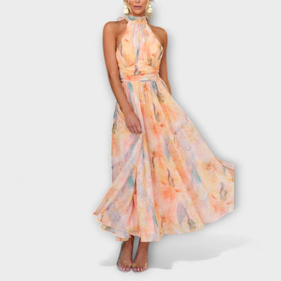 Halter-Neck – dreamy hues in motion