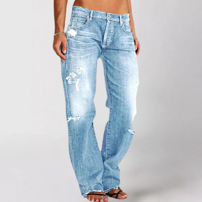 LISA - WIDE LEG DENIM JEANS