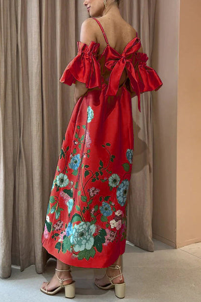 ARIELLE - ELEGANT DRESS WITH UNIQUE SLEEVES & PRACTICAL POCKETS