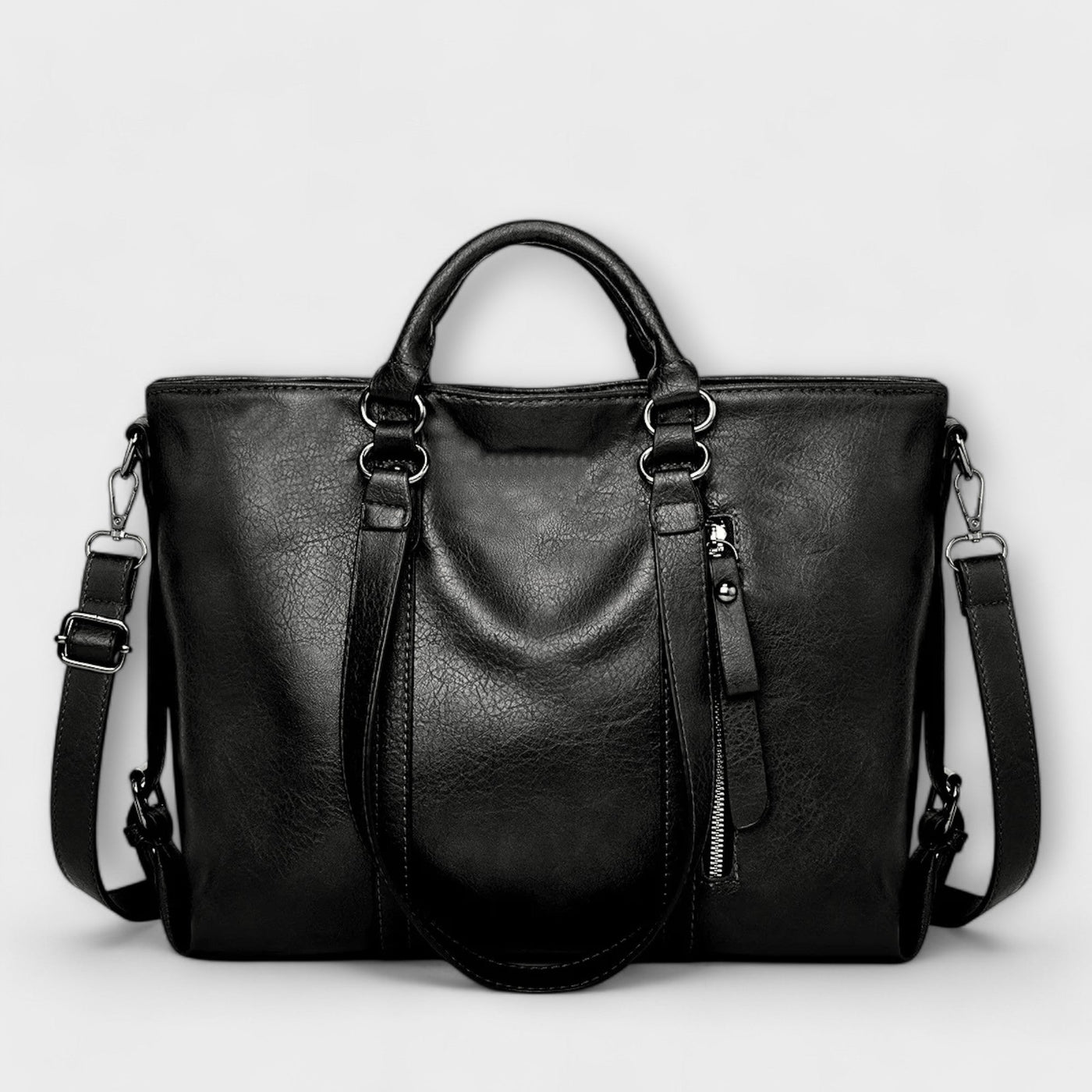 LARGE LEATHER BAG - TIMELESS STYLE & FUNCTIONALITY