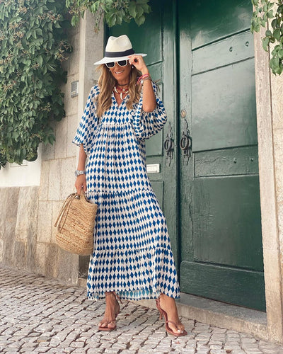 BELLONA - LONG BOHO DRESS