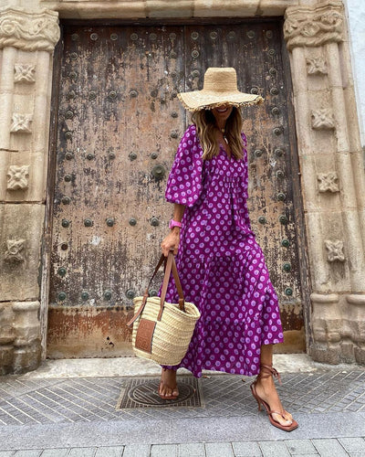 BELLONA - LONG BOHO DRESS