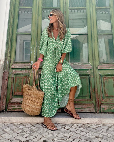BELLONA - LONG BOHO DRESS
