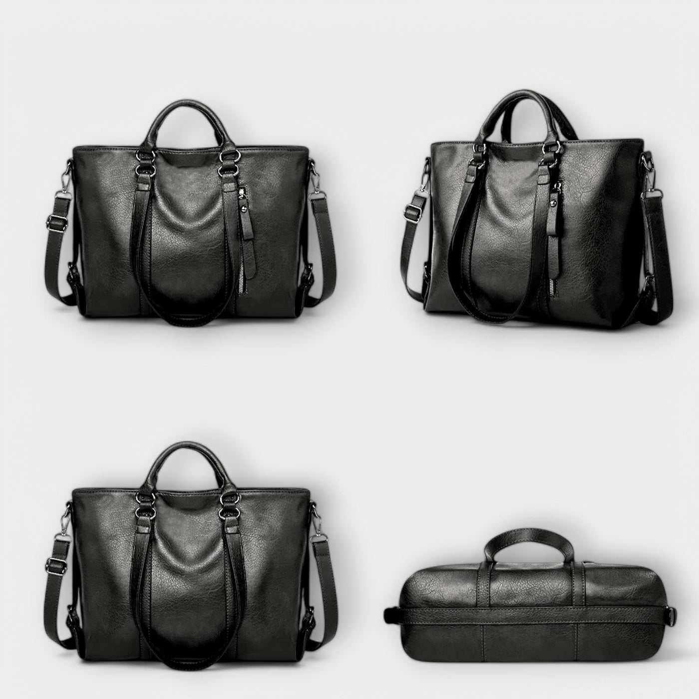 LARGE LEATHER BAG - TIMELESS STYLE & FUNCTIONALITY