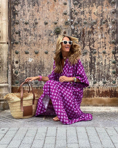 BELLONA - LONG BOHO DRESS