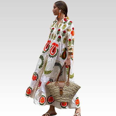 BONITA - COLORFUL & UNIQUE PRINTED DRESS