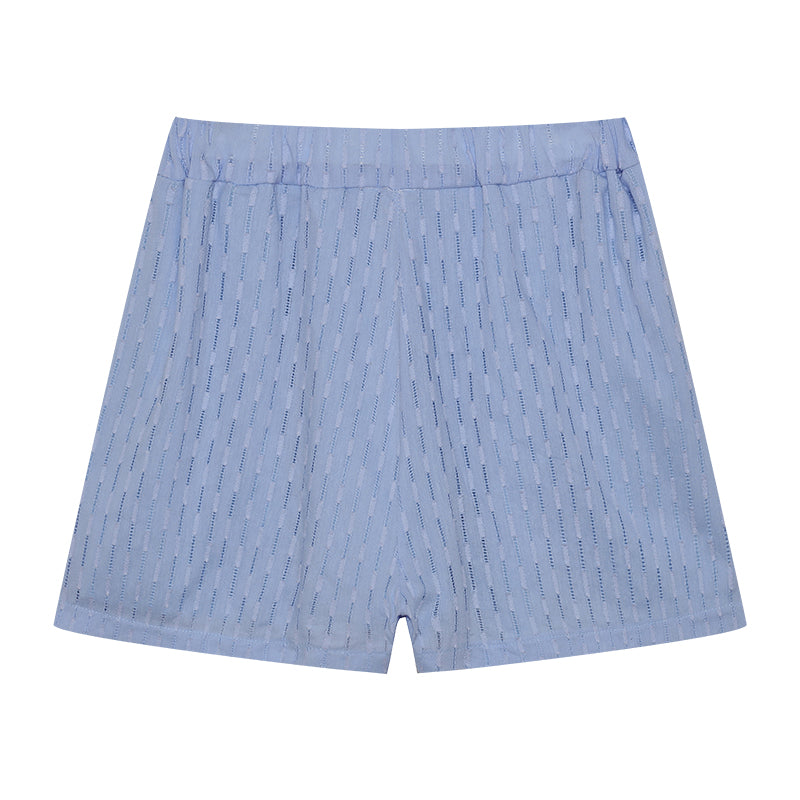 ELIZABETH - EFFORTLESSLY CHIC BREEZY SHIRT AND SHORTS ENSEMBLE