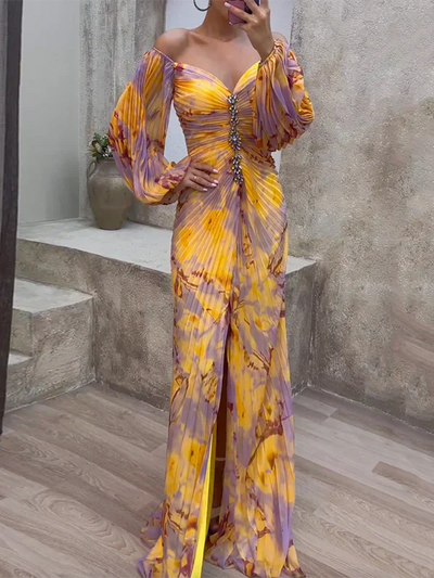 MARGO - ELEGANT V-NECK DRESS