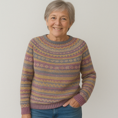 Retro Winter Sweater – Dominique Edition