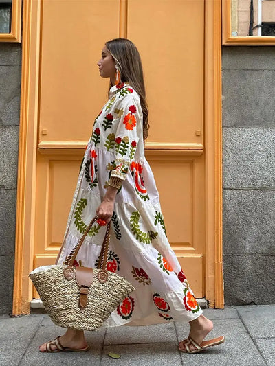 BONITA - COLORFUL & UNIQUE PRINTED DRESS