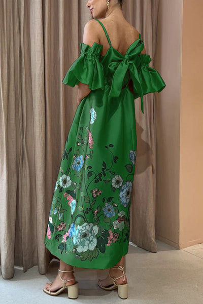 ARIELLE - ELEGANT DRESS WITH UNIQUE SLEEVES & PRACTICAL POCKETS