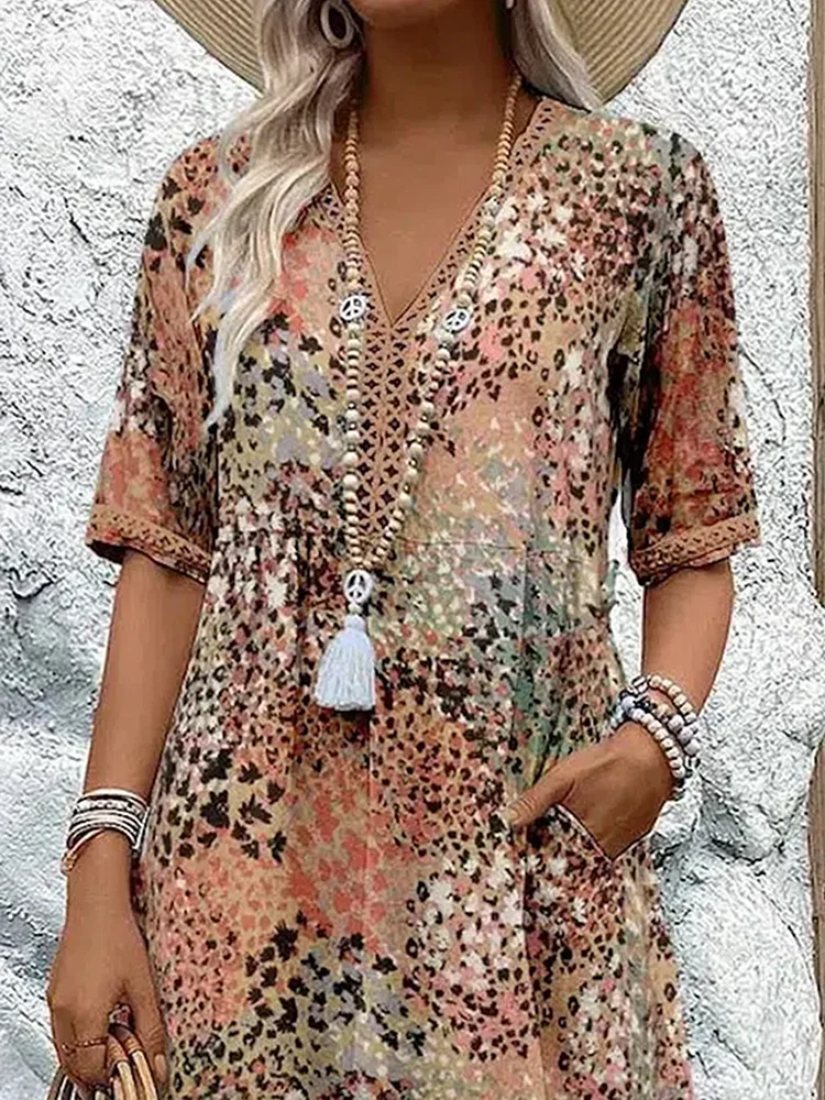 Dania – effortless charm midi with hidden pockets
