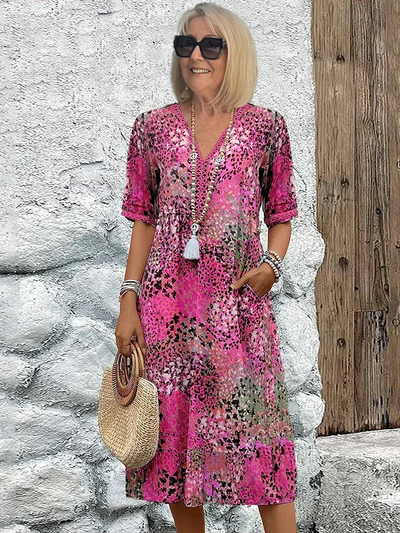 Dania – effortless charm midi with hidden pockets