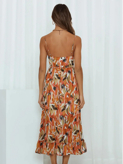 CHIARA - COLORFUL MIDI DRESS