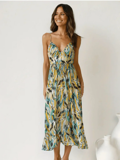 CHIARA - COLORFUL MIDI DRESS