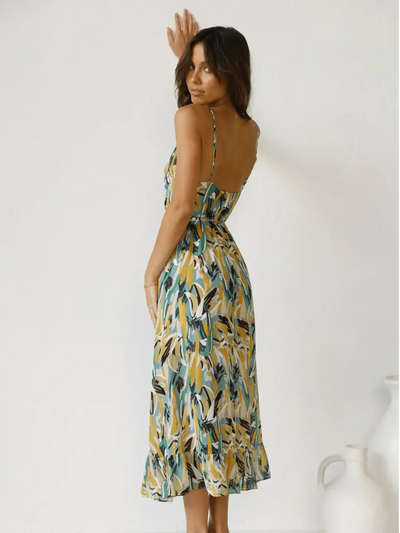 CHIARA - COLORFUL MIDI DRESS