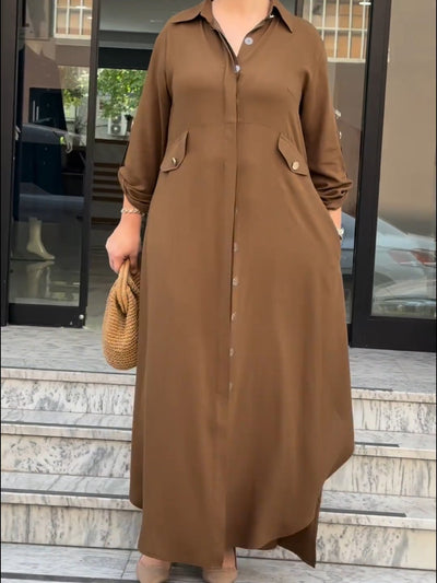 KYRA - CASUAL LONG DRESS WITH PANTS SET