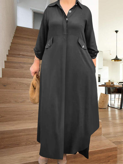 KYRA - CASUAL LONG DRESS WITH PANTS SET