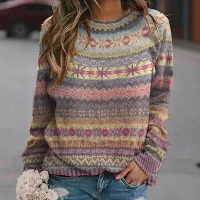 Retro Winter Sweater – Dominique Edition