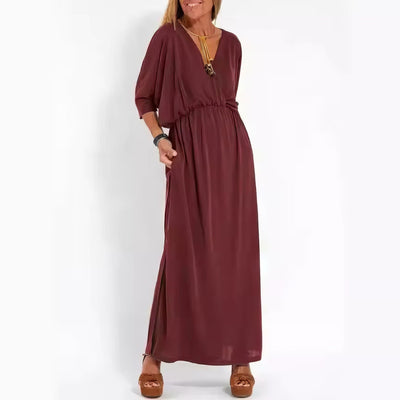 VINTAGE LONG DRESS - TIMELESS ELEGANCE