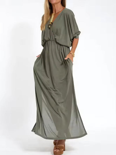 VINTAGE LONG DRESS - TIMELESS ELEGANCE