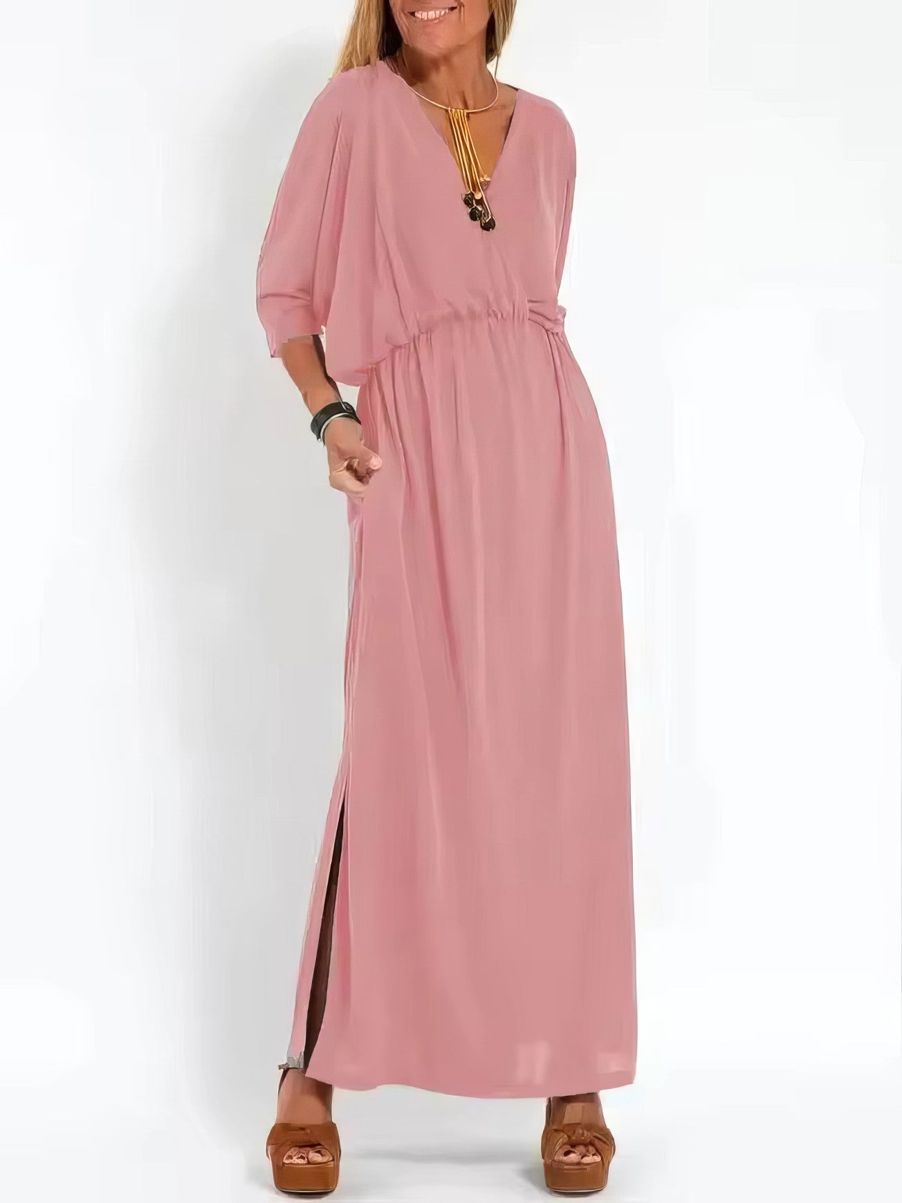VINTAGE LONG DRESS - TIMELESS ELEGANCE