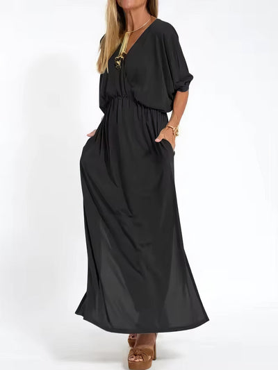VINTAGE LONG DRESS - TIMELESS ELEGANCE